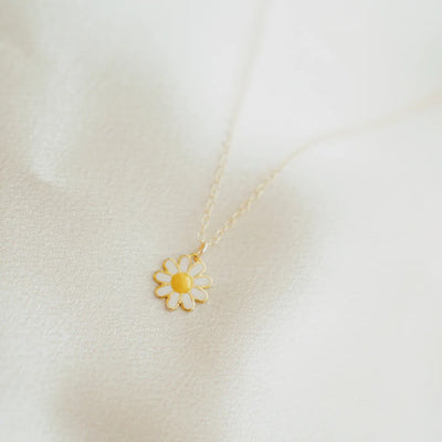 Flower Girl Necklace 14k Gold Fill 16-18"
