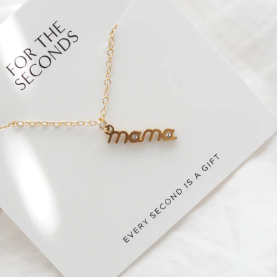 MAMA Necklace 14k Gold Fill 16-18"